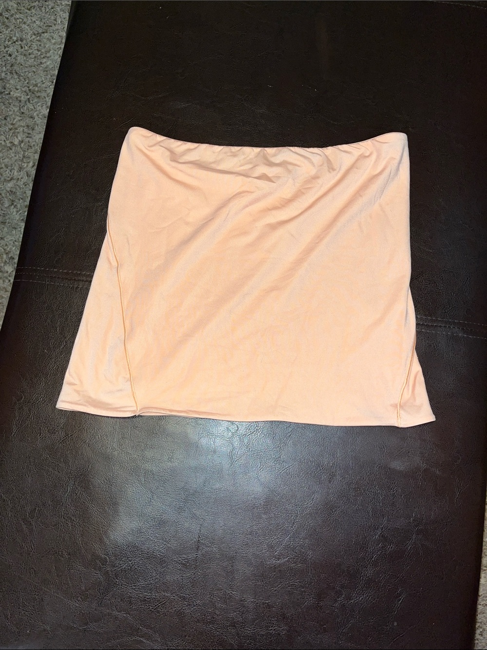 lululemon athletica Peach Strapless Crop Top